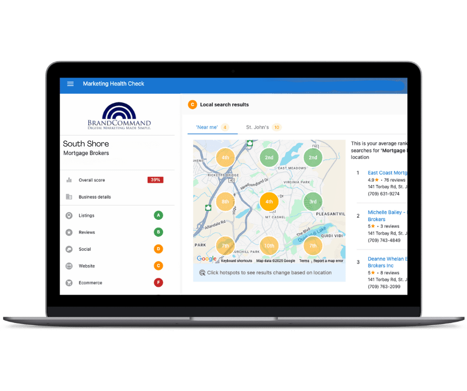 South Shore_Health Check Image Online Presence Report